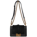 Boy Chanel 2015-2016* Black Goat Hair Small Chain Shoulder Bag