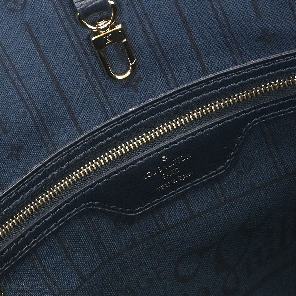 Louis Vuitton 2012 Monogram Idylle Neverfull MM Tote Bag M40514