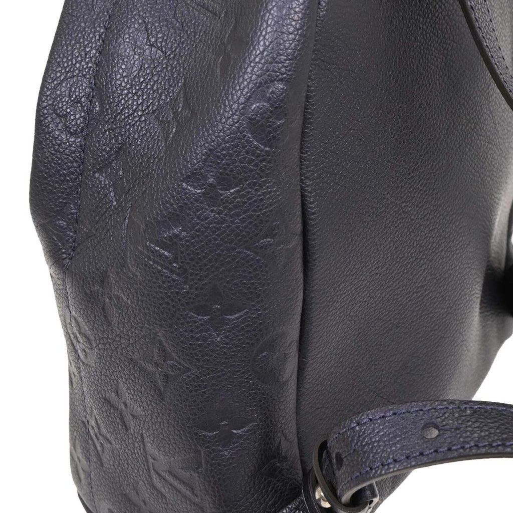 Louis Vuitton 2017 Blue Monogram Empreinte Sorbonne Backpack M43741