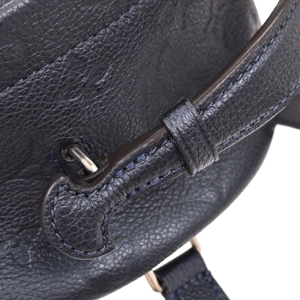 Louis Vuitton 2017 Blue Monogram Empreinte Sorbonne Backpack M43741