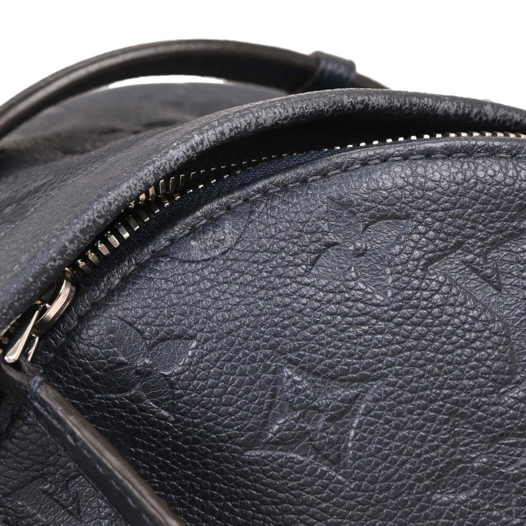 Louis Vuitton 2017 Blue Monogram Empreinte Sorbonne Backpack M43741