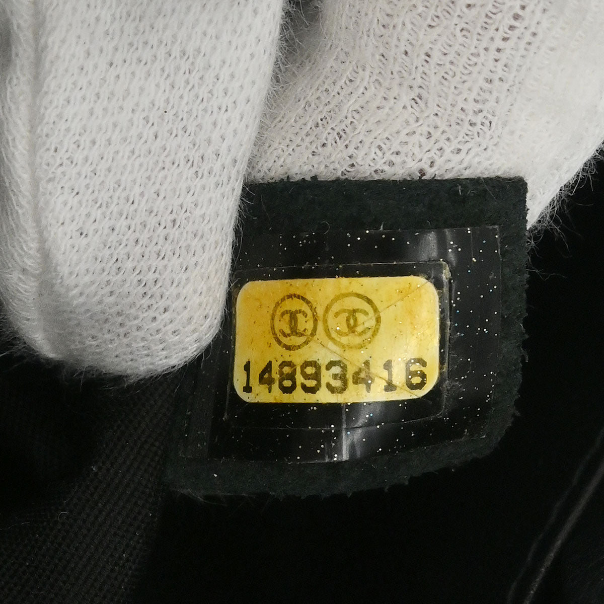 Chanel 2010-2011 Black Caviar Half Moon WOC Shoulder Wallet Bag