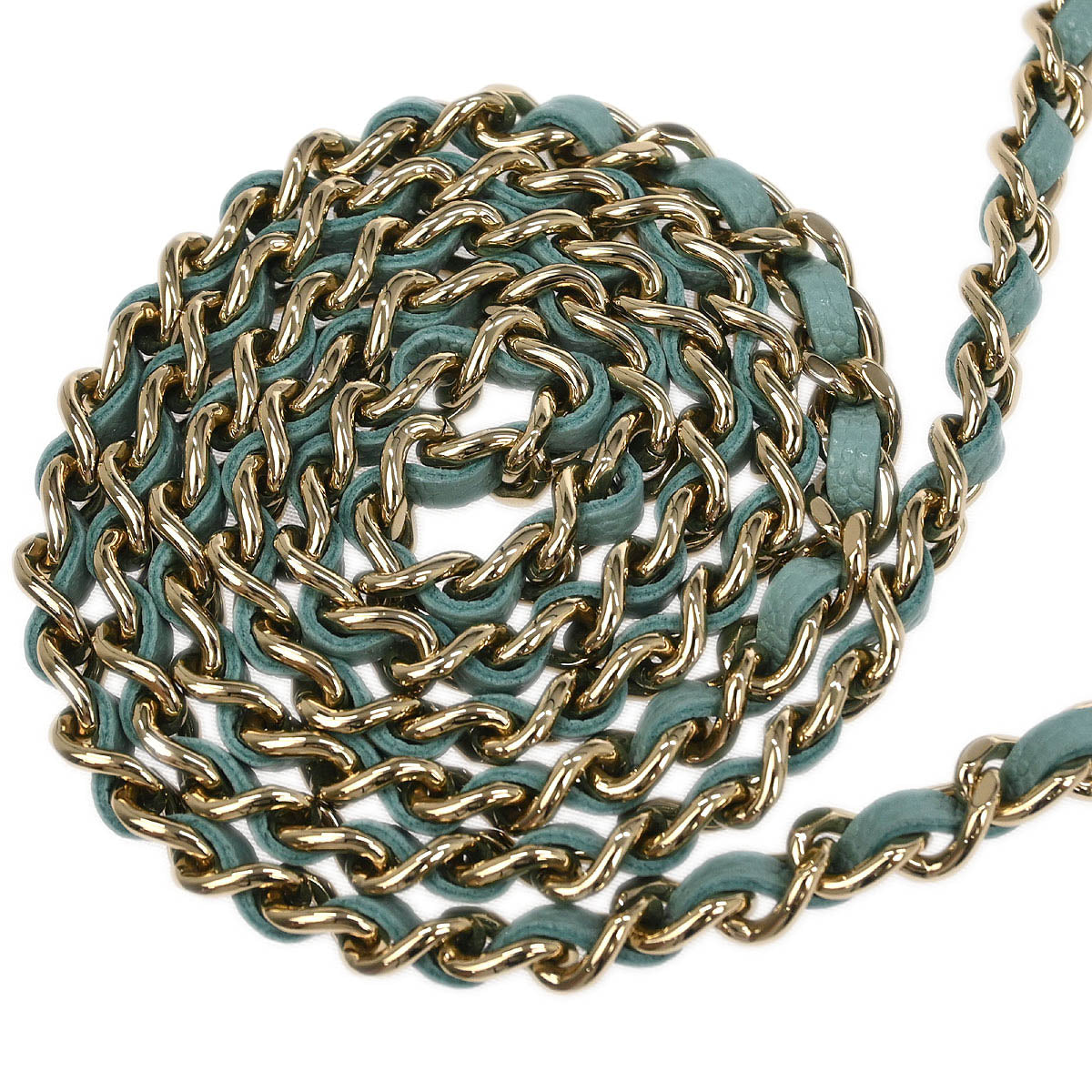 Chanel 2019 Light Blue Caviar Classic WOC Wallet On Chain