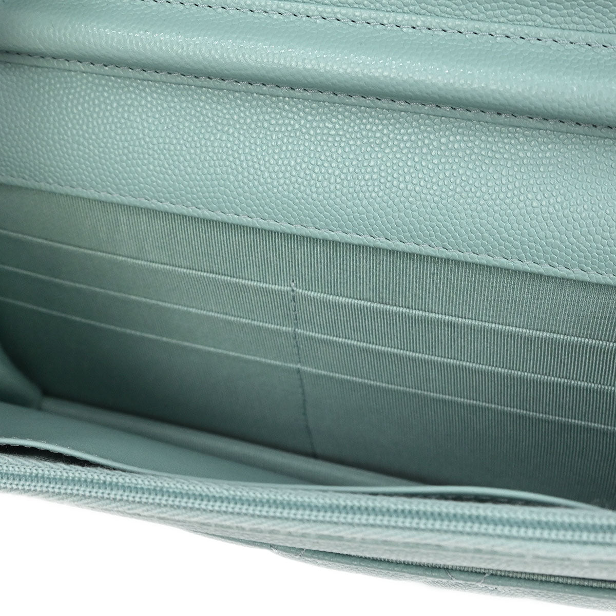 Chanel 2019 Light Blue Caviar Classic WOC Wallet On Chain