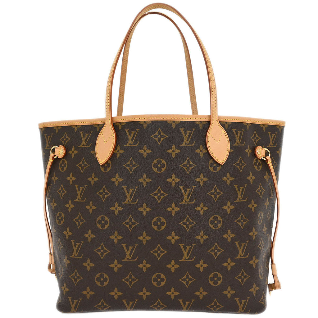 Louis Vuitton 2012 Monogram Neverfull MM Shoulder Tote Bag M40156