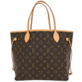 Louis Vuitton 2012 Monogram Neverfull MM Shoulder Tote Bag M40156