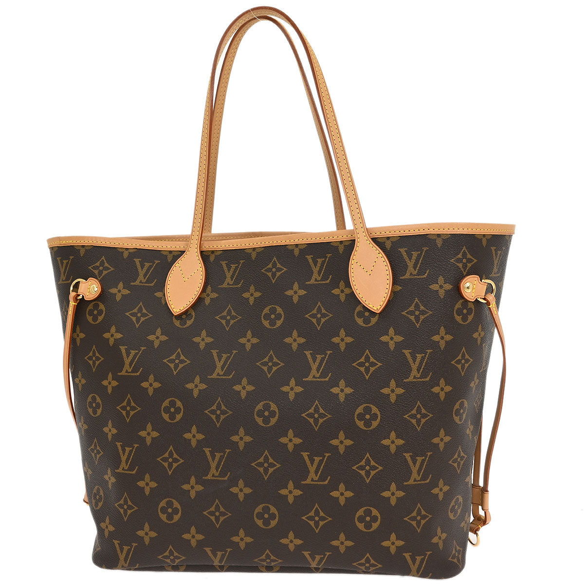 Louis Vuitton 2012 Monogram Neverfull MM Shoulder Tote Bag M40156