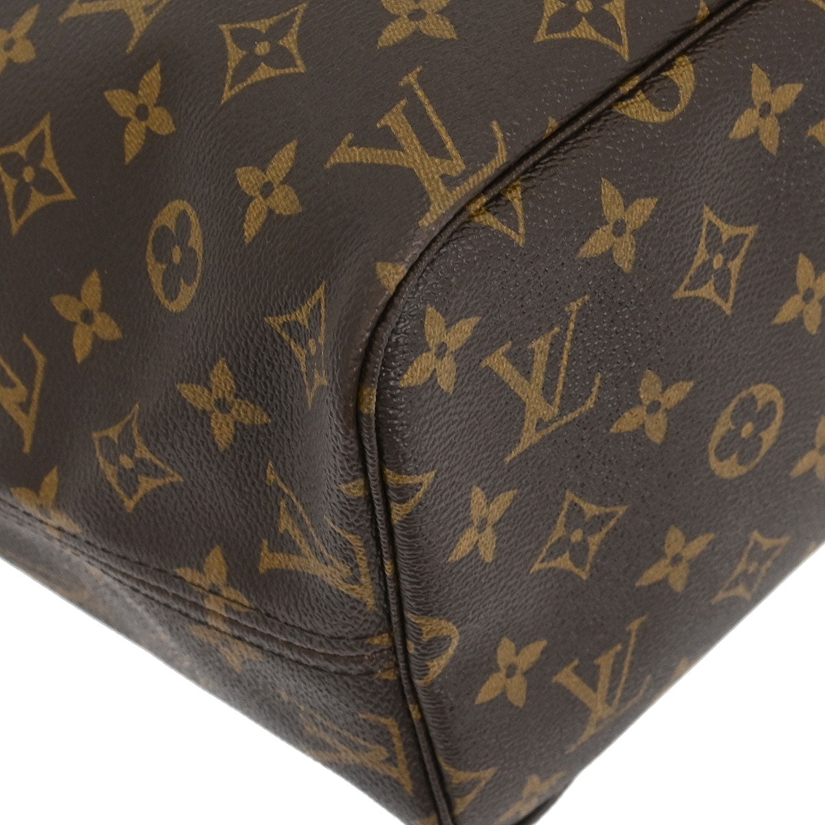 Louis Vuitton 2012 Monogram Neverfull MM Shoulder Tote Bag M40156