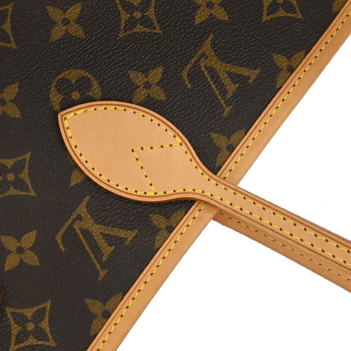 Louis Vuitton 2012 Monogram Neverfull MM Shoulder Tote Bag M40156
