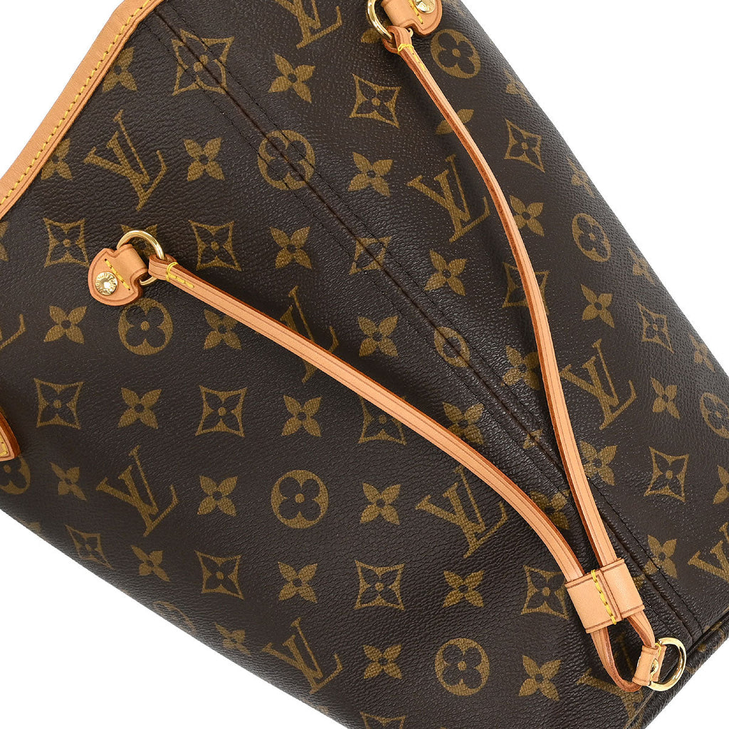 Louis Vuitton 2012 Monogram Neverfull MM Shoulder Tote Bag M40156