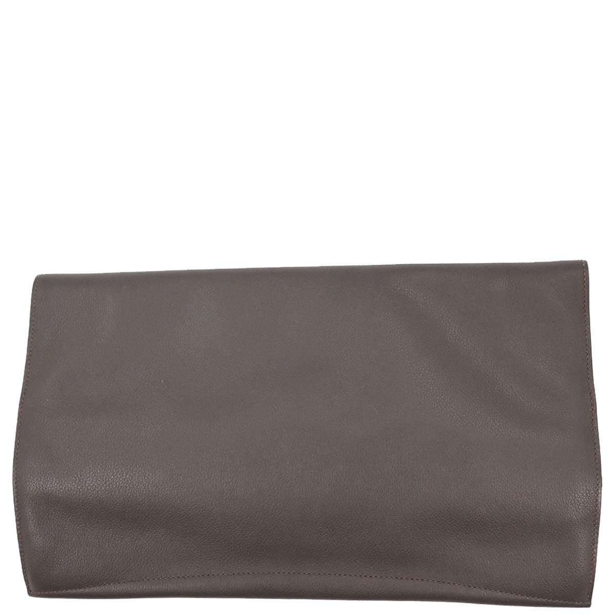 Hermes 2013 Etain Evercolor Pliplat Clutch Bag