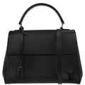 Louis Vuitton Black Epi Cluny MM 2way Shoulder Handbag M41302