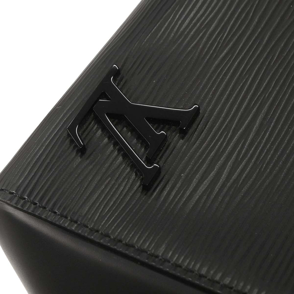Louis Vuitton Black Epi Cluny MM 2way Shoulder Handbag M41302