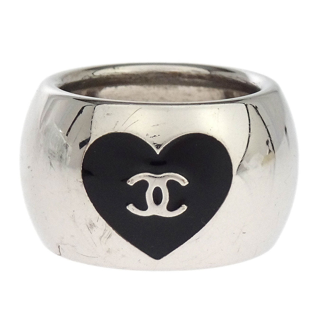 Chanel Ring Silver #52 B12W