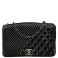 Chanel 2014-2015 Black Calfskin Coco Boy Flap Shoulder Bag