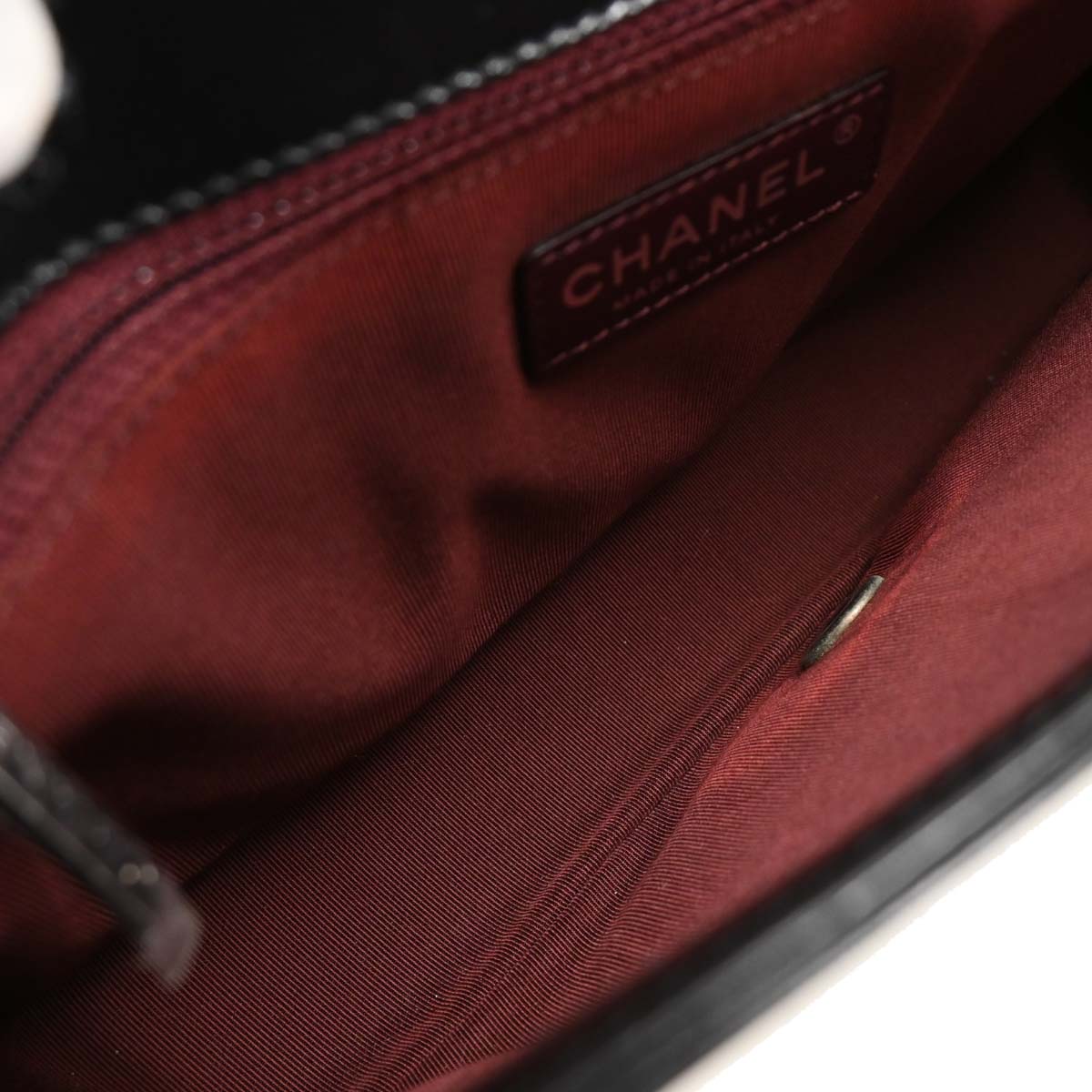 Chanel 2014-2015 Black Calfskin Coco Boy Flap Shoulder Bag