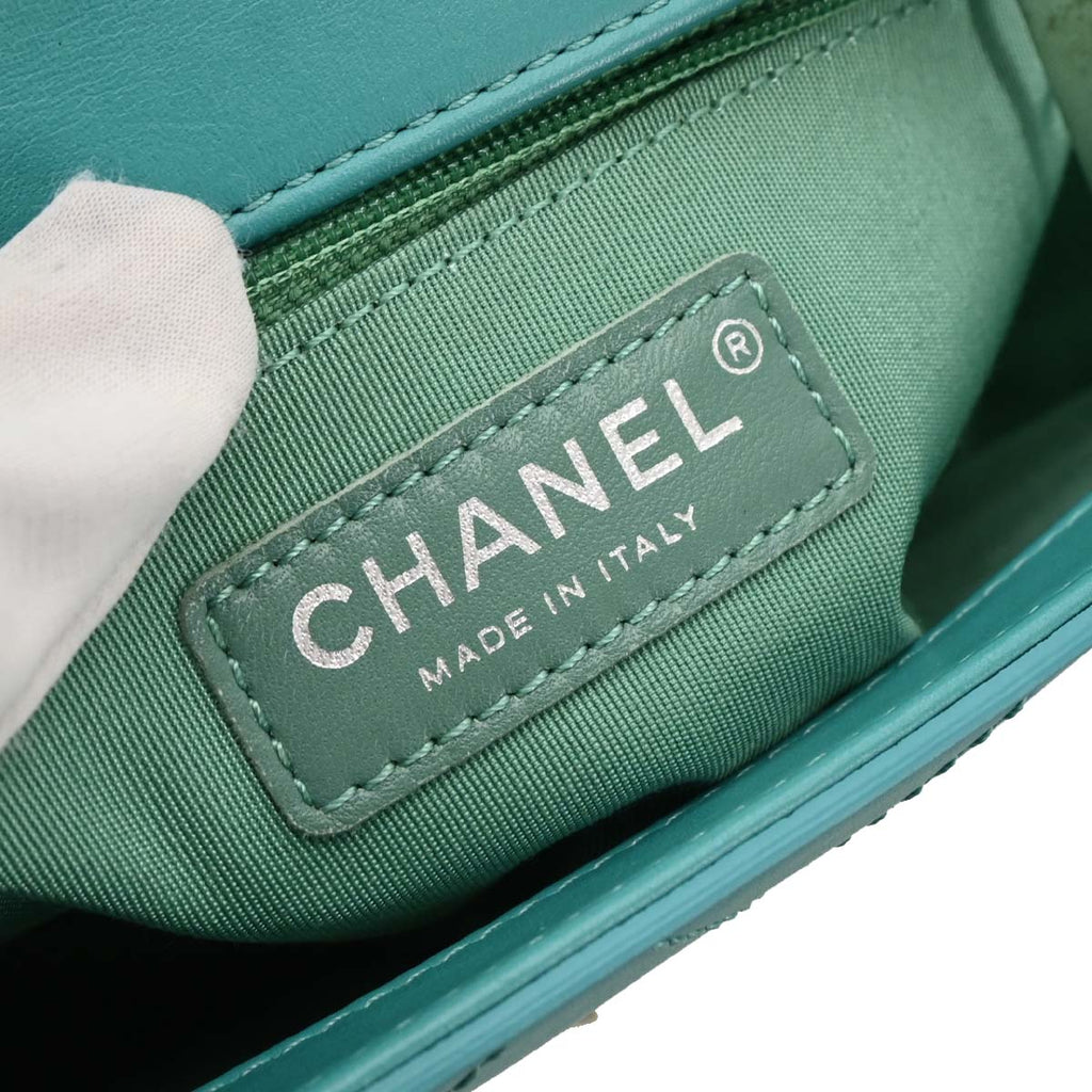 Chanel 2017 Emerald Green Calfskin Ring My Bag 2way Shoulder Handbag
