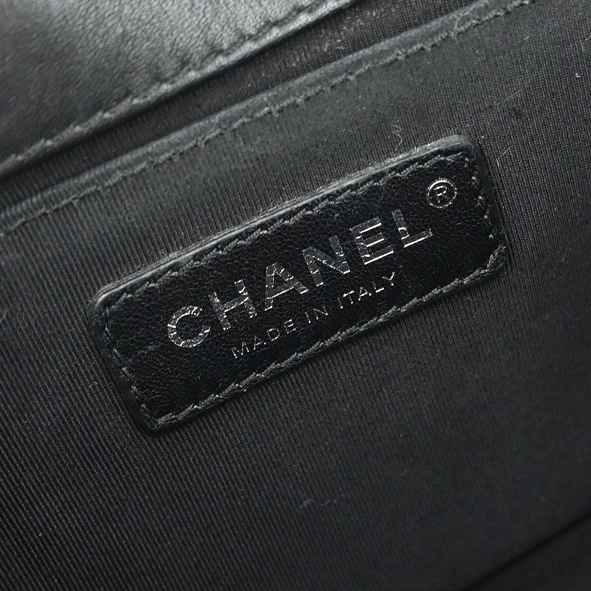 Boy Chanel 2017 Black Tweed Lambskin Medium Double Chain Shoulder Bag