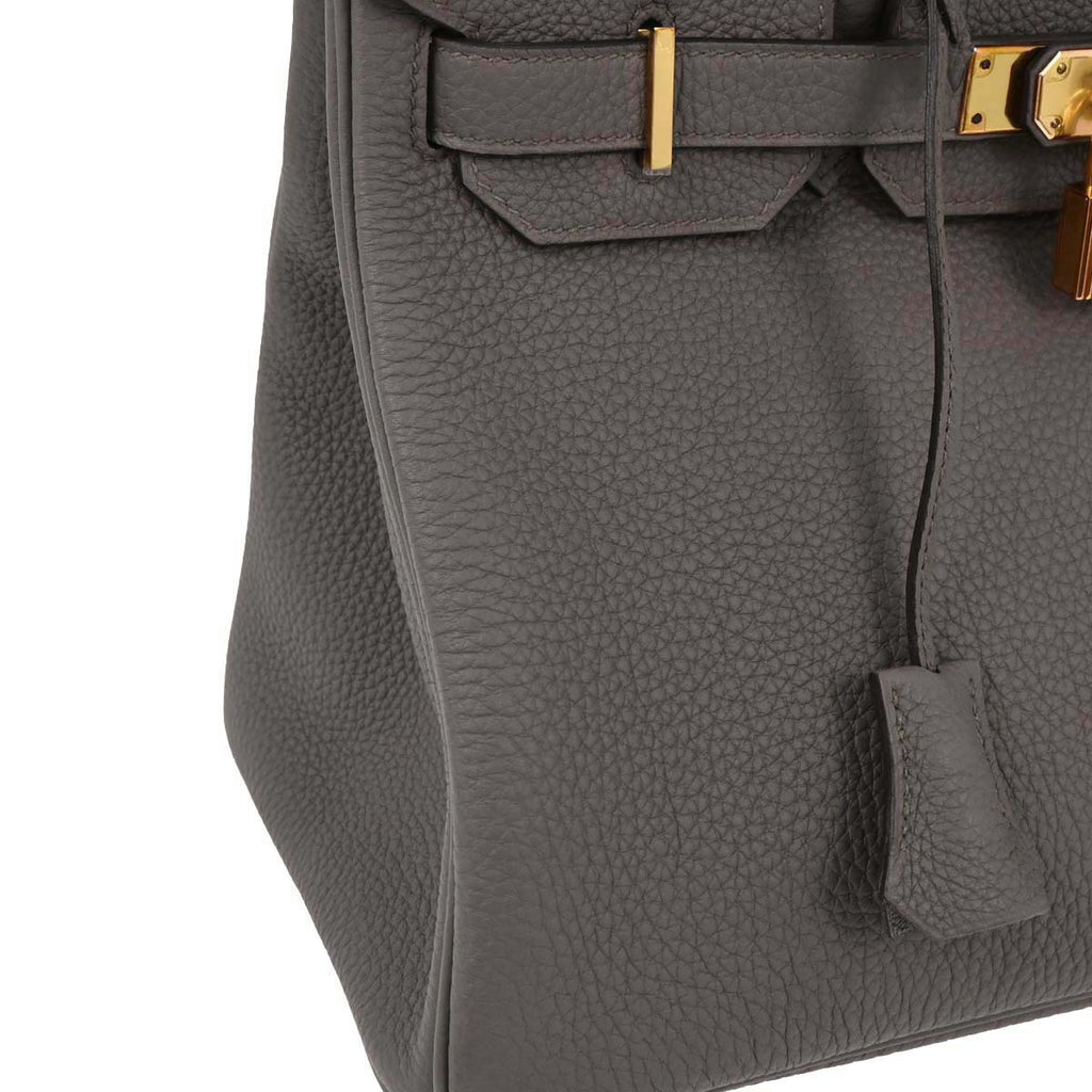 Hermes 2019 Gris Etain Togo Birkin 30 Handbag