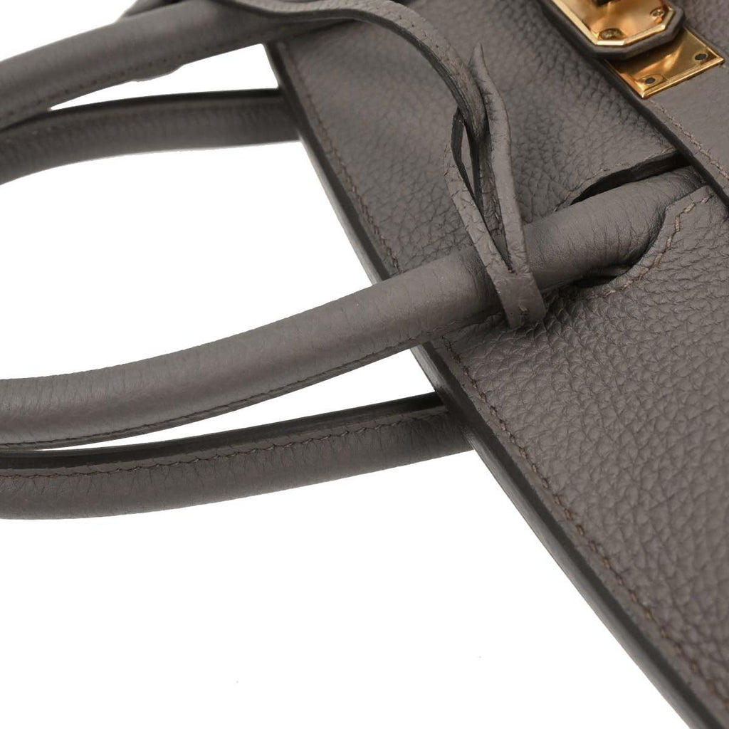 Hermes 2019 Gris Etain Togo Birkin 30 Handbag
