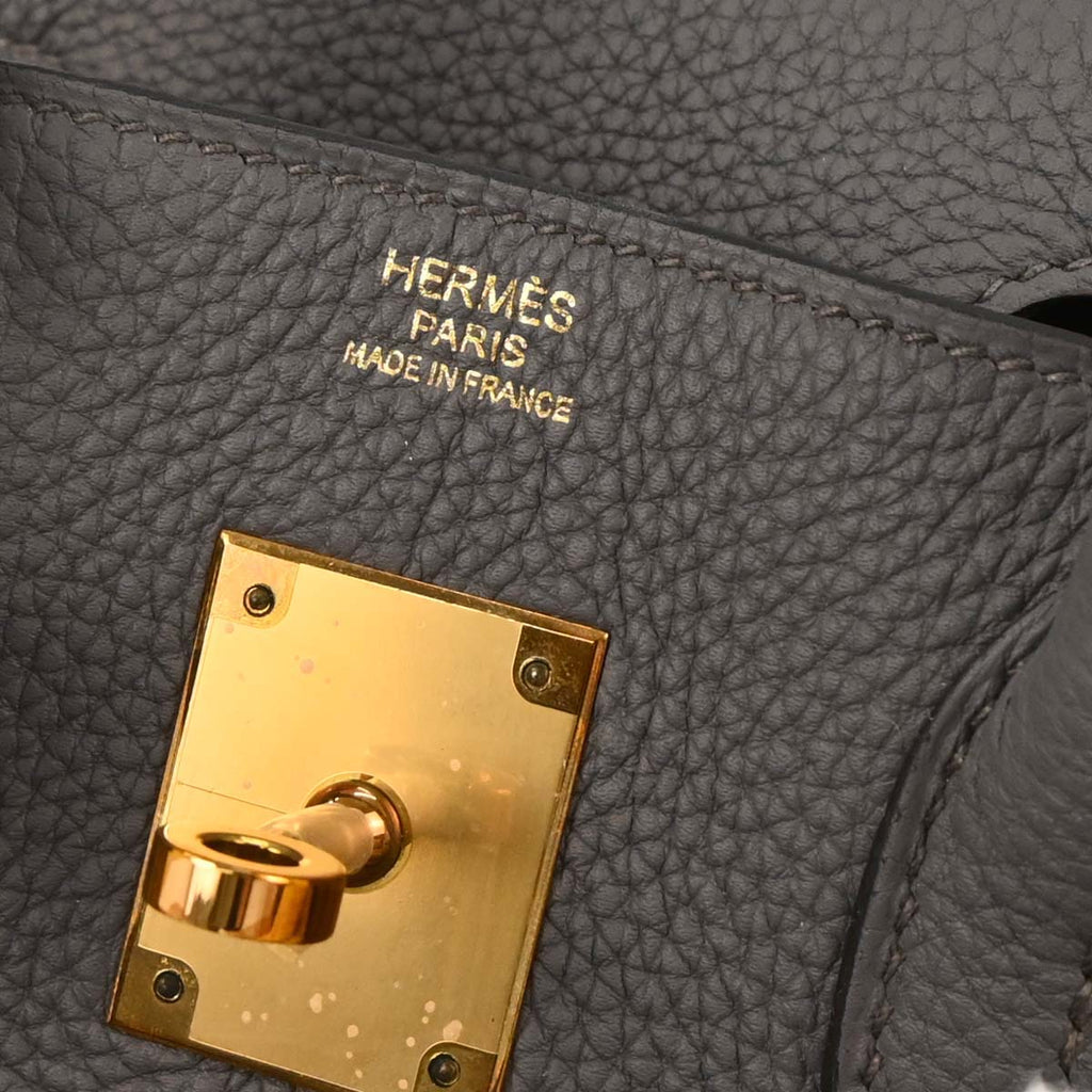 Hermes 2019 Gris Etain Togo Birkin 30 Handbag