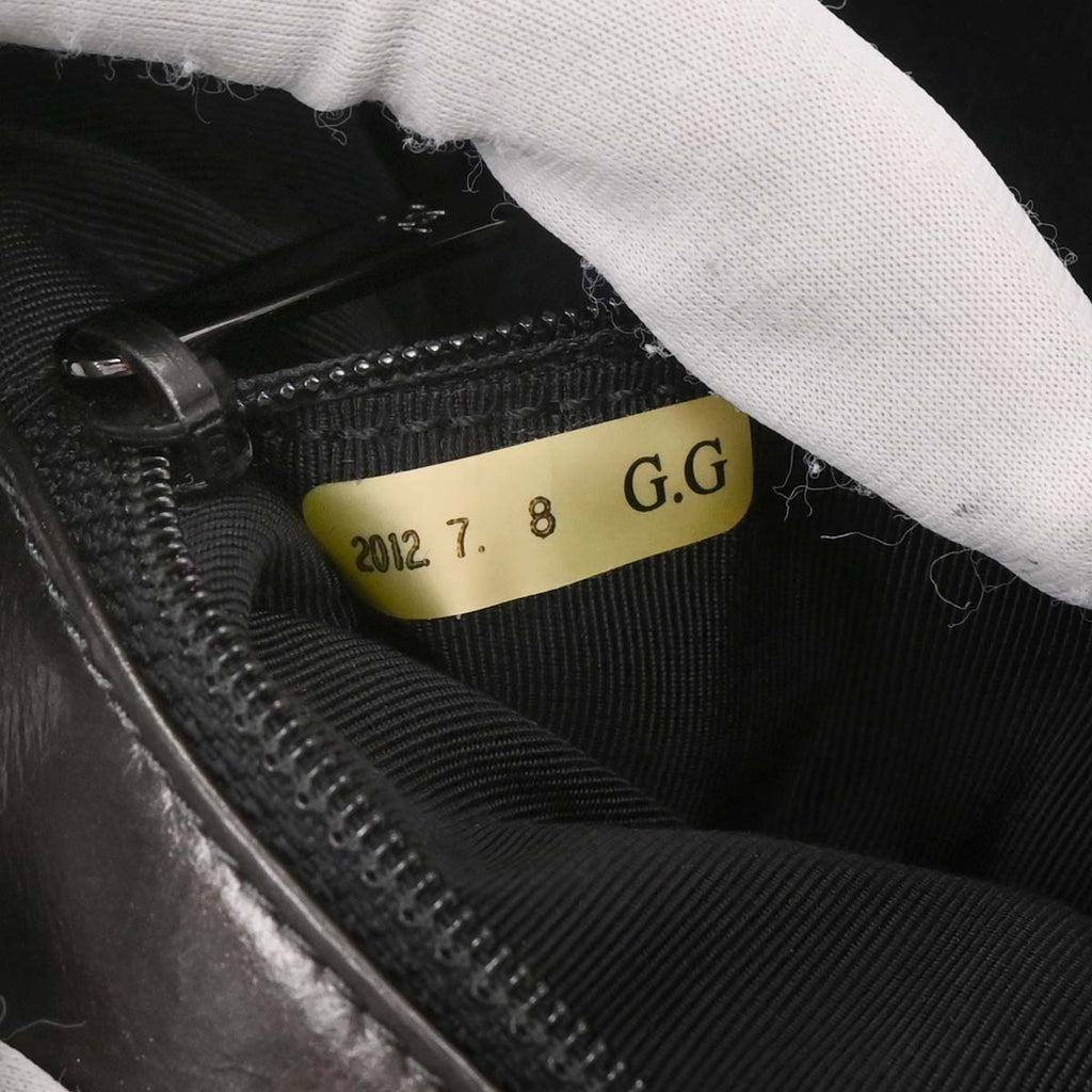 Chanel 2012 Gray Calfskin Luxury Line Chain Shoulder Bag
