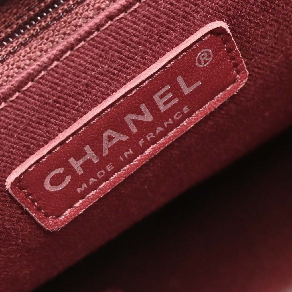 Chanel 2011 Gray Calfskin Pondichery Flap 2way Shoulder Handbag