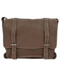 Hermes 2013 Etoupe Taurillon Clemence Steve Caporal 35 Shoulder Bag