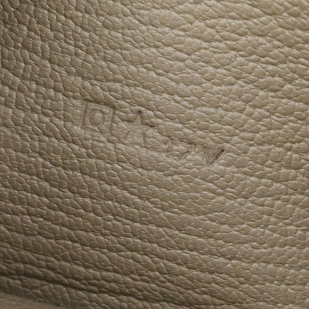 Hermes 2011 Gris Tourterelle Chevre Bearn Soufre Bifold Long Wallet