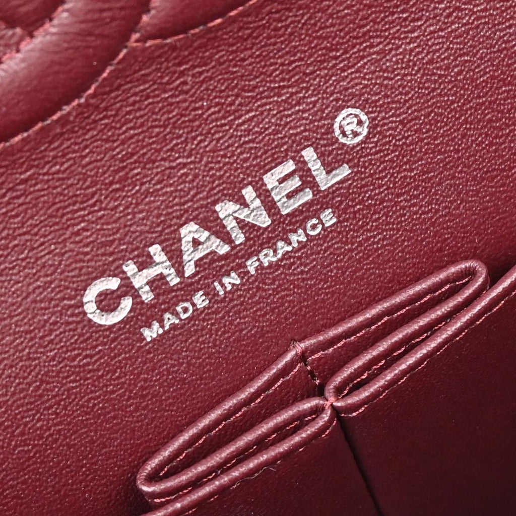 Chanel 2019 Black Lambskin Medium Classic Double Flap Shoulder Bag