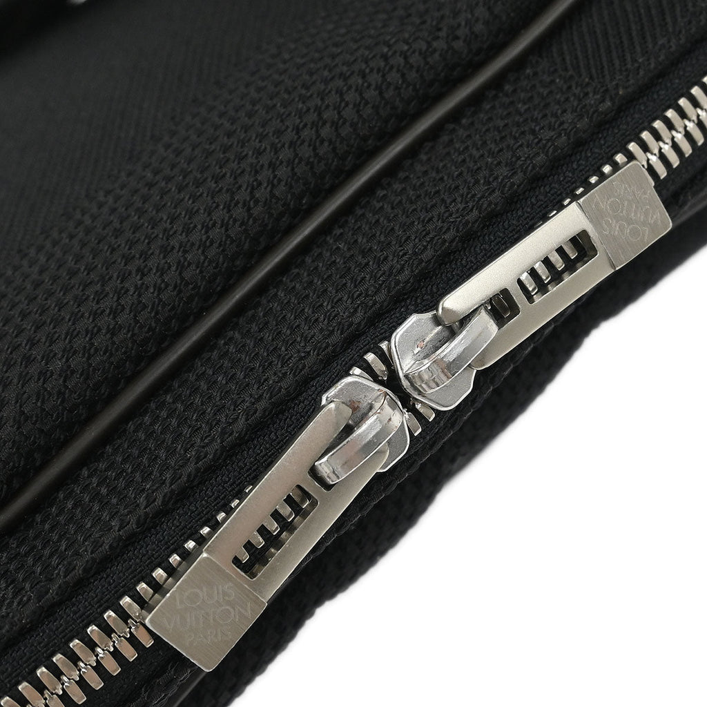 Louis Vuitton 2012 Black Damier Geant Acrobat Waist Bum Bag M93620