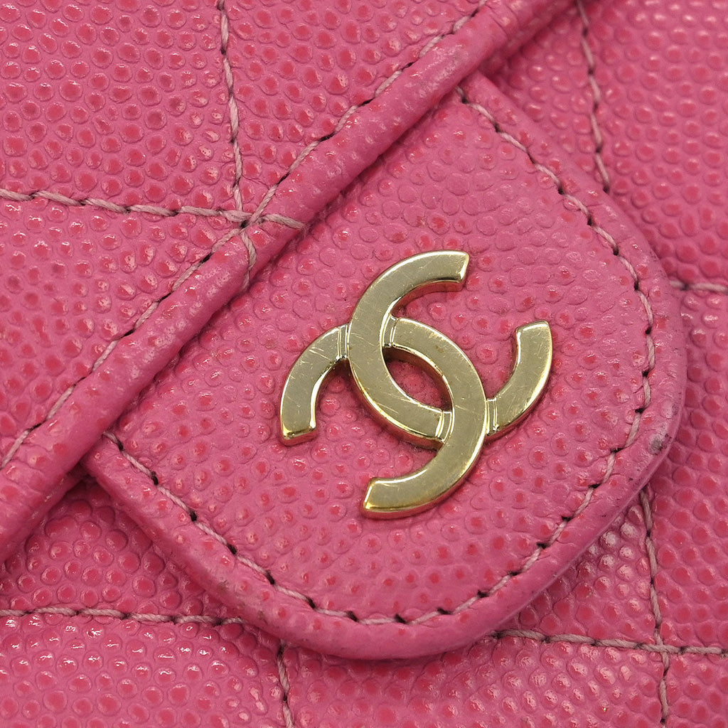 Chanel 2018-2019 Pink Caviar WOC Wallet On Chain Shoulder Bag