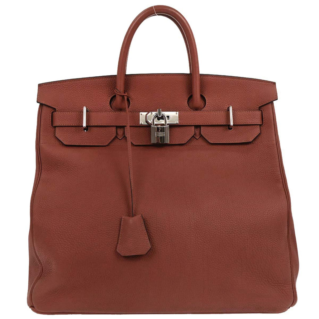 Hermes Cuivre Togo Haut a Courroies 40 Handbag