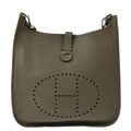 Hermes Etain Taurillon Clemence Evelyne 3 GM Shoulder Bag