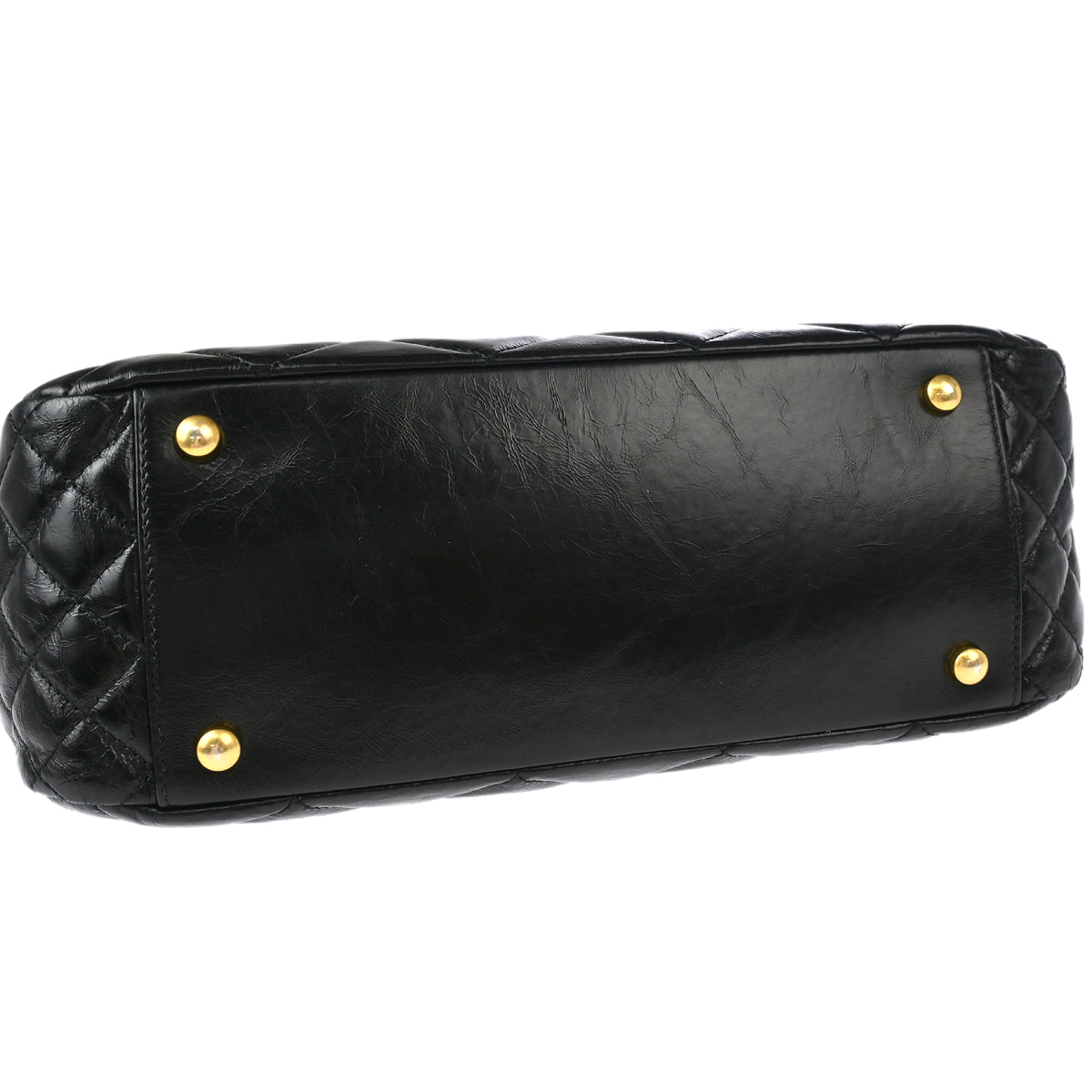 Chanel 2015-2016 Black Calfskin Daily Walk Accordion Flap Bag