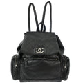 Chanel 2017 Black Calfskin Backpack