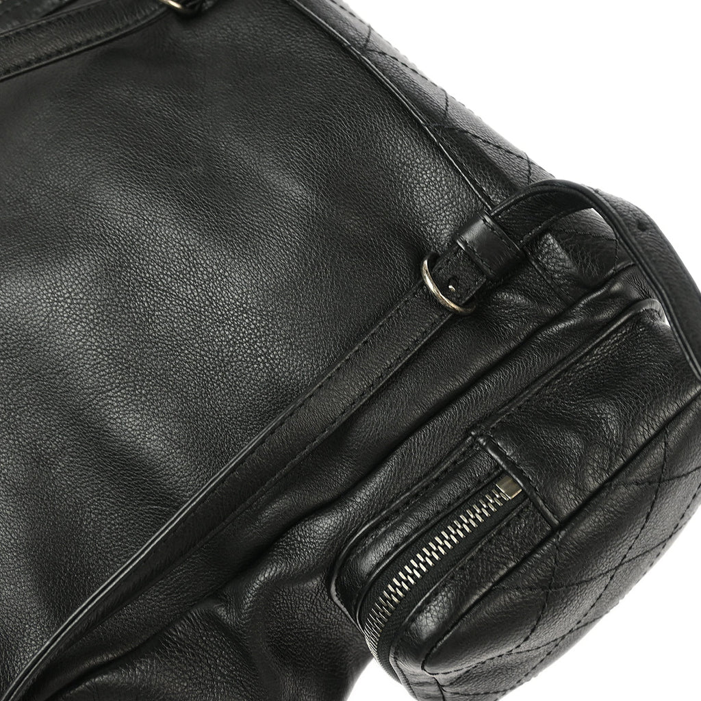 Chanel 2017 Black Calfskin Backpack