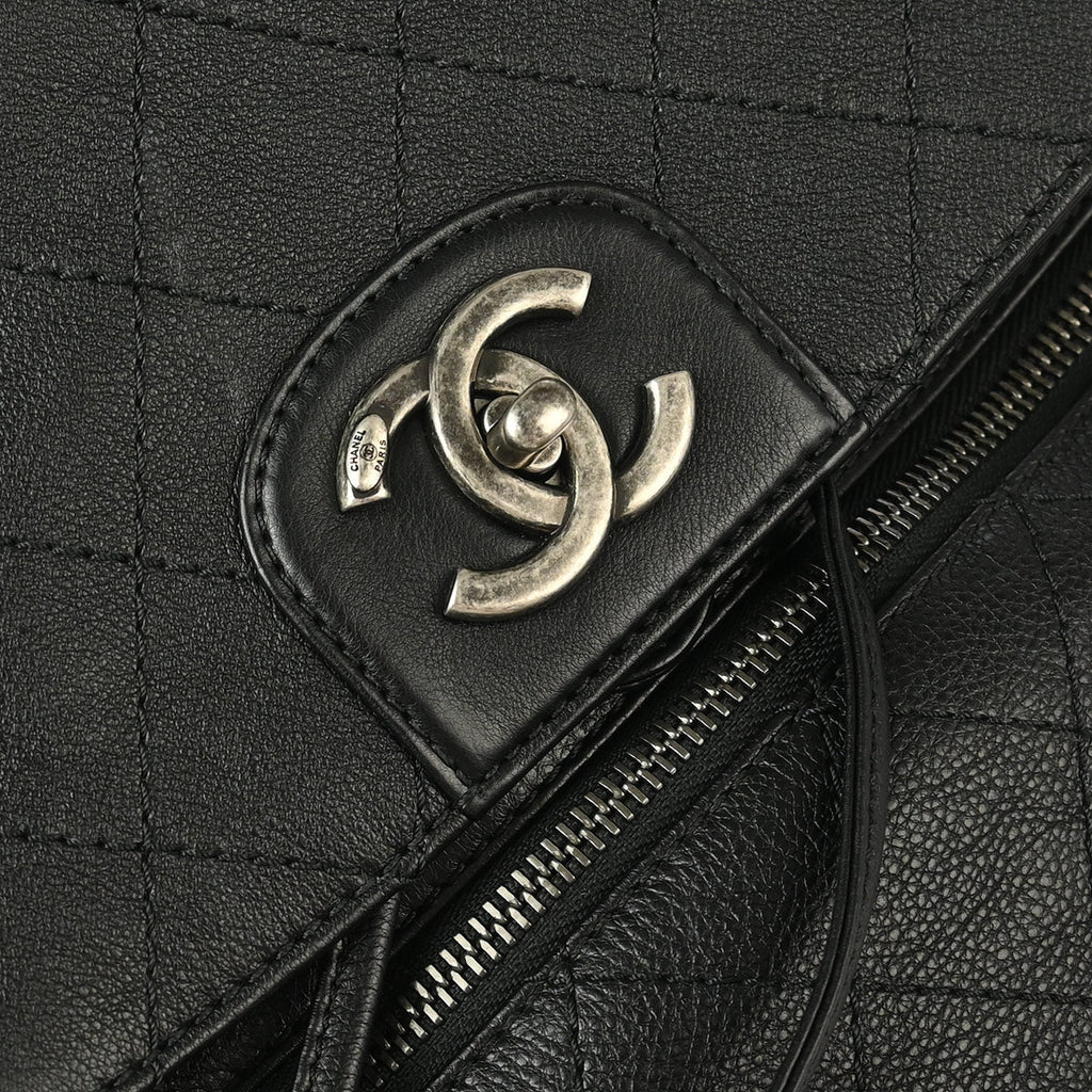 Chanel 2017 Black Calfskin Backpack