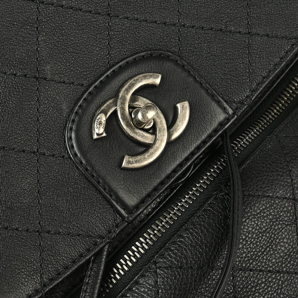 Chanel 2017 Black Calfskin Backpack