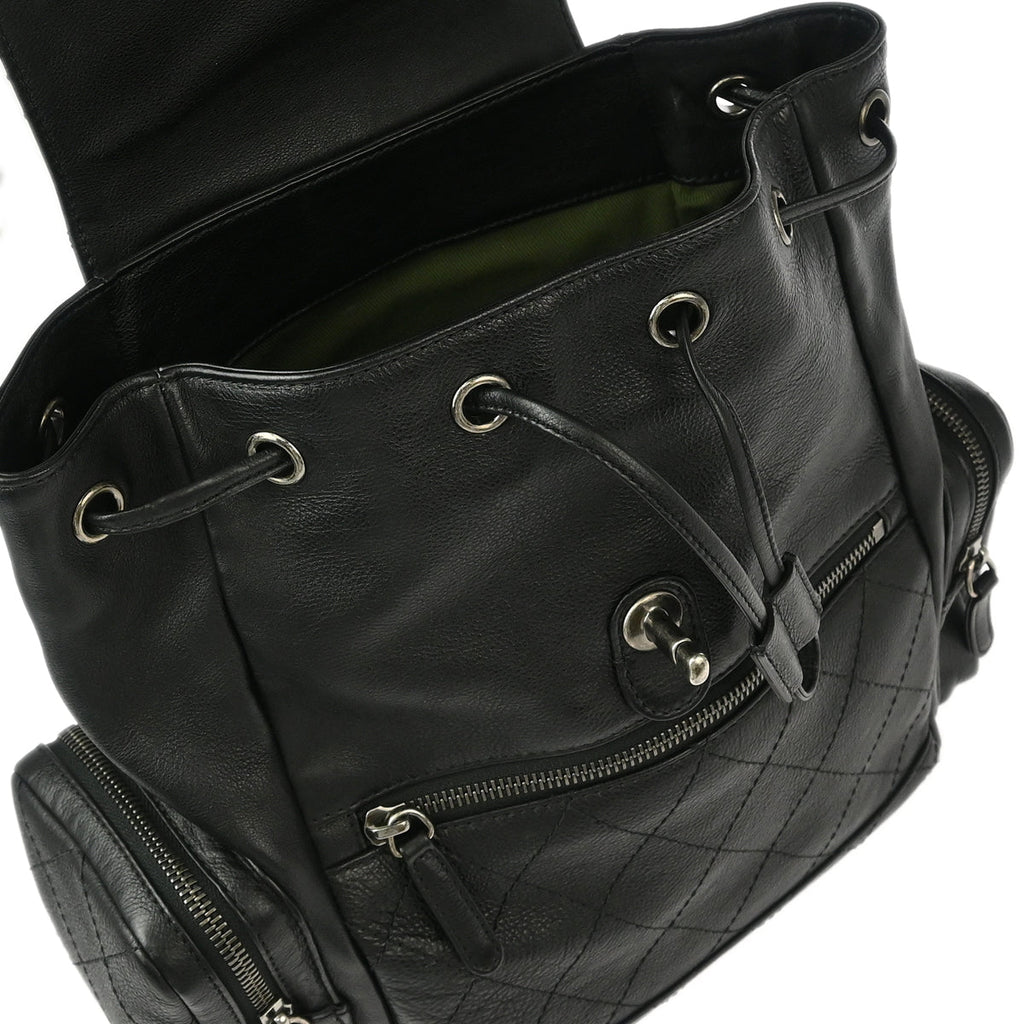 Chanel 2017 Black Calfskin Backpack