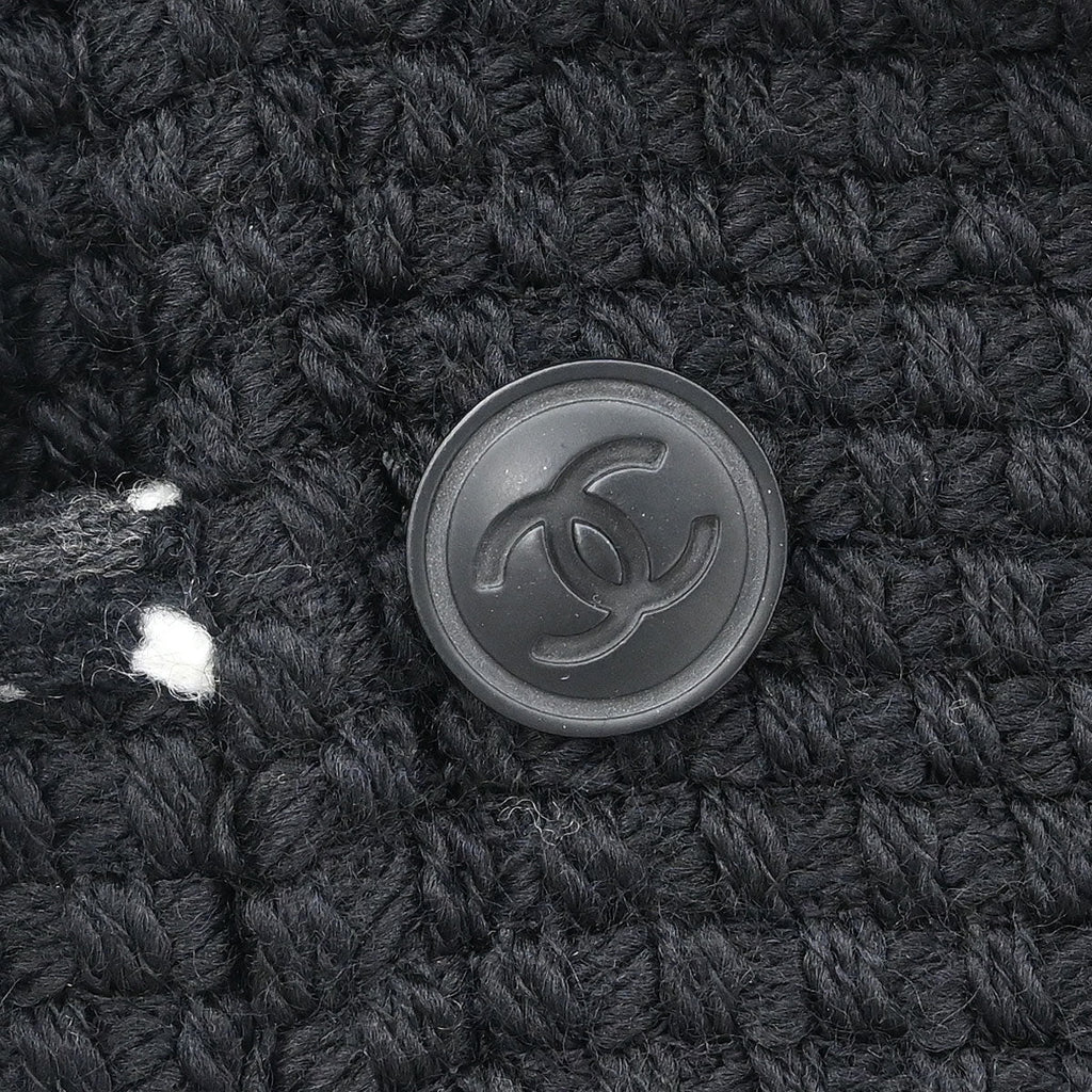 Chanel 2010 Double Breasted Jacket Black #38