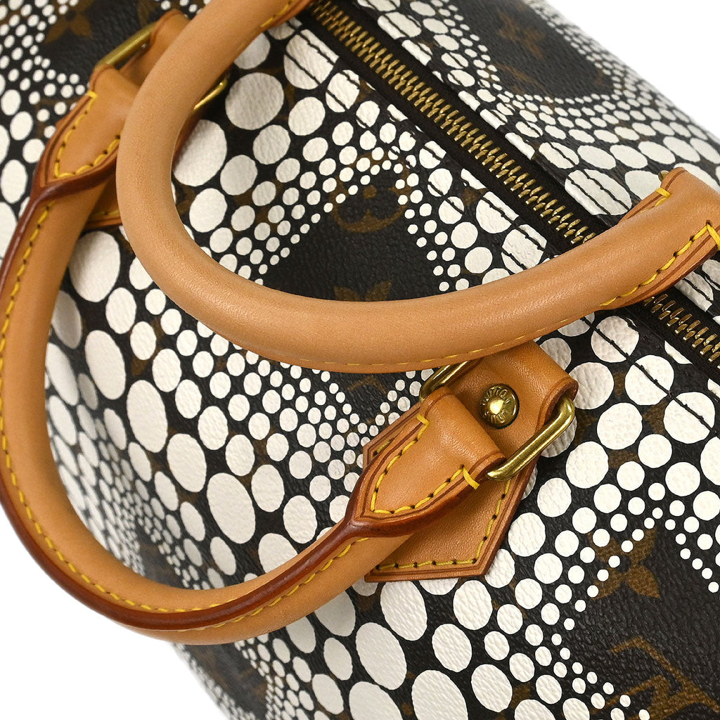Louis Vuitton White Monogram Town Speedy 30 Handbag M40690