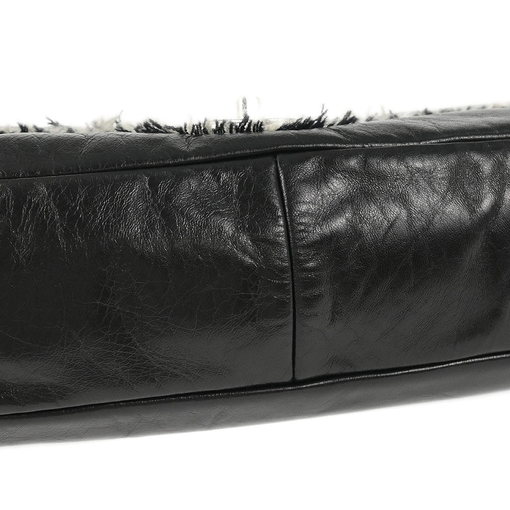Chanel 2010-2011 Black Lambskin Shoulder Bag