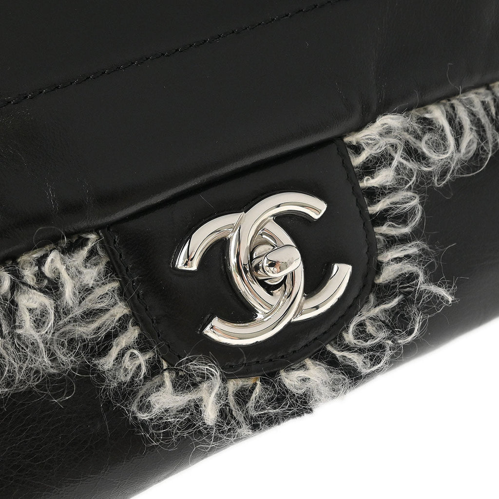 Chanel 2010-2011 Black Lambskin Shoulder Bag