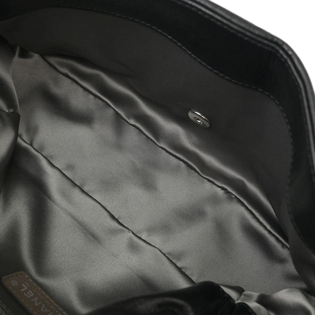 Chanel 2010-2011 Black Lambskin Shoulder Bag