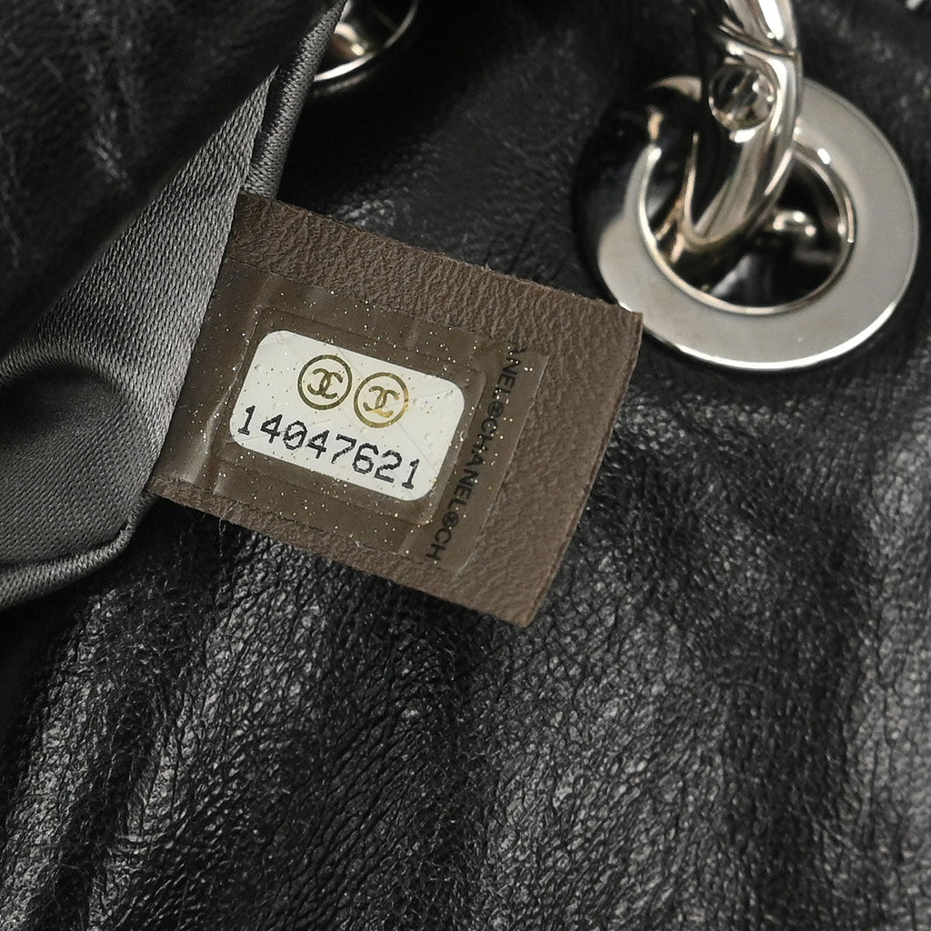 Chanel 2010-2011 Black Lambskin Shoulder Bag