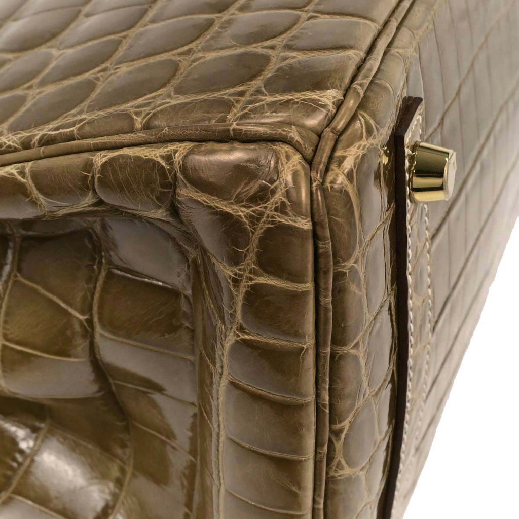 Hermes * Ficelle Niloticus Birkin 30 Handbag