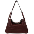 Hermes Bordeaux Evercolor Lindy 30 Shoulder Bag
