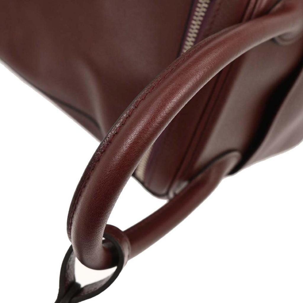 Hermes Bordeaux Evercolor Lindy 30 Shoulder Bag