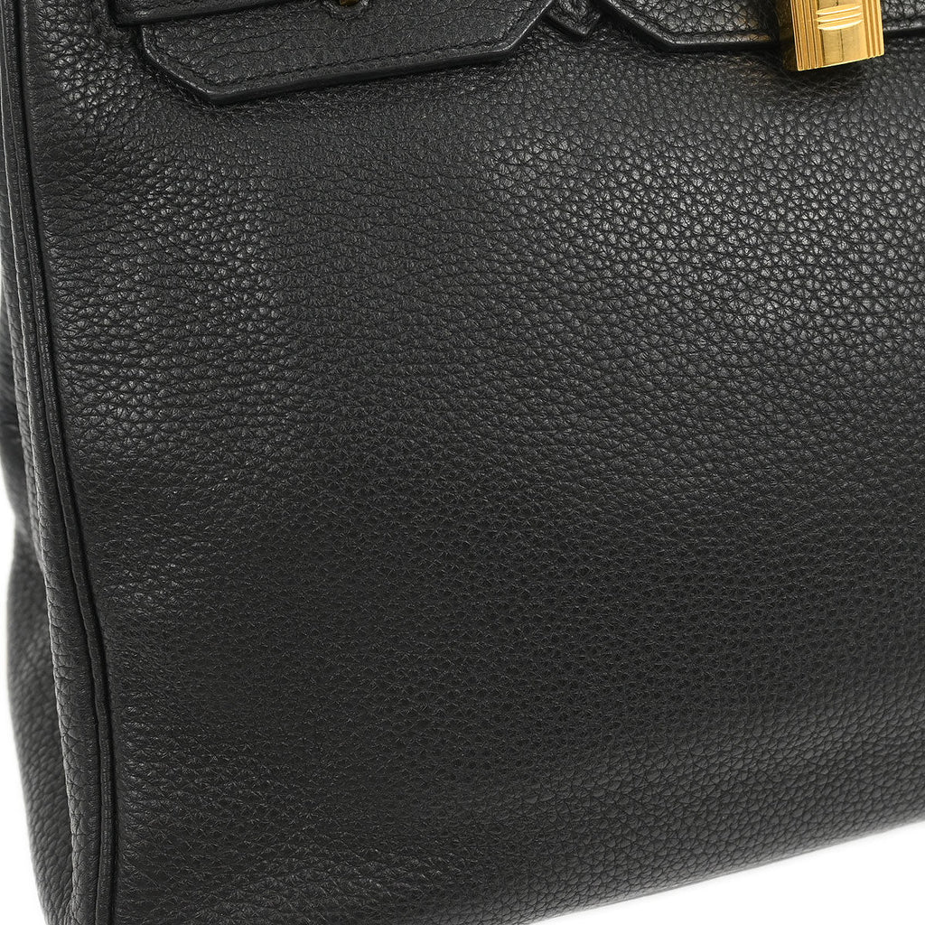 Hermes Black Togo Birkin 35 Handbag